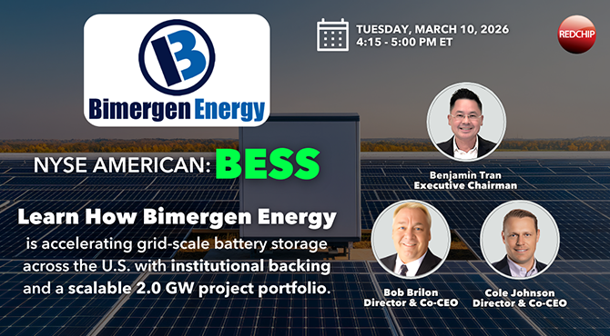 Bimergen Energy (NYSE American: BESS)
