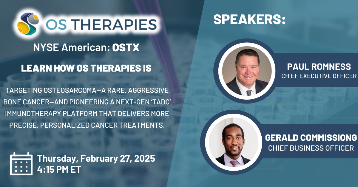 NYSE AMERICAN: OSTX - OS Therapies