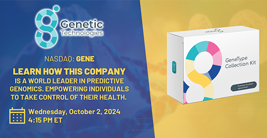 NASDAQ: GENE - Genetic Technologies