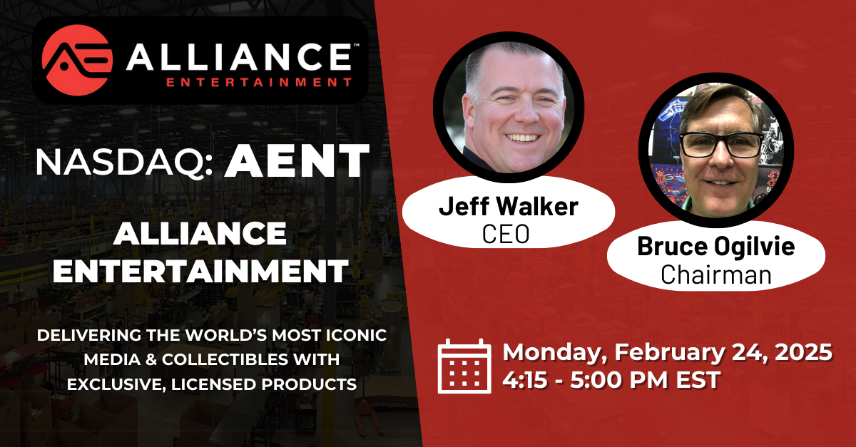 NASDAQ: AENT - Alliance Entertainment Holding