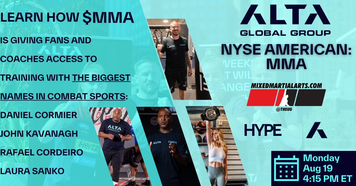 NYSE AMERICAN: MMA - Alta Global Group Limited