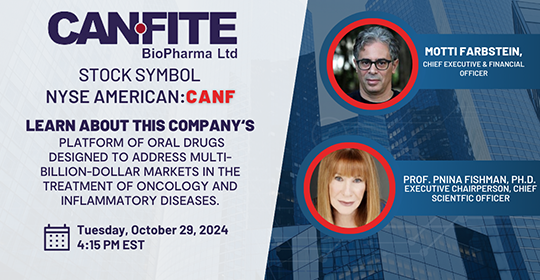 NYSE AMERICAN: CANF - Can-Fite BioPharma