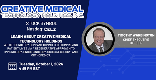 Creative Medical Technology Holdings