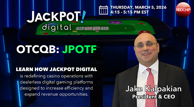 Jackpot Digital (OTCQB: JPOTF)