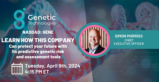 NASDAQ: GENE - Genetic Technologies